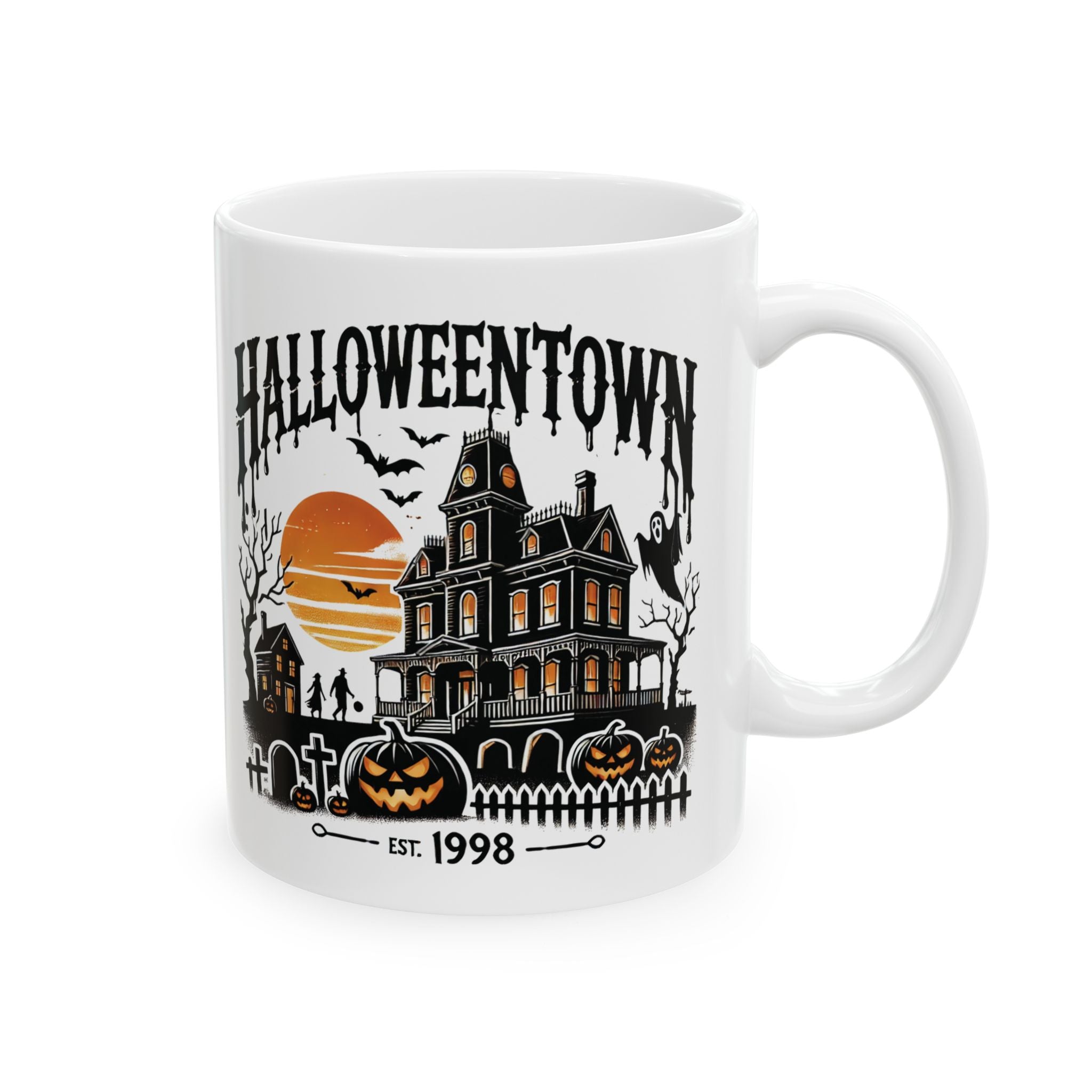 Halloweentown Ceramic Mug, (11oz, 15oz)