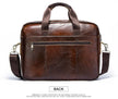 Luxury Genuine Leather Men's Briefcase-back