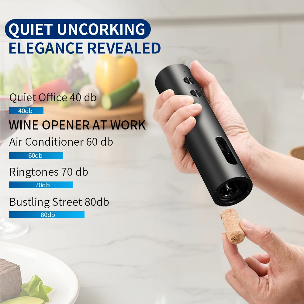 Electric Wine Bottle Opener Set – Rechargeable & Cordless