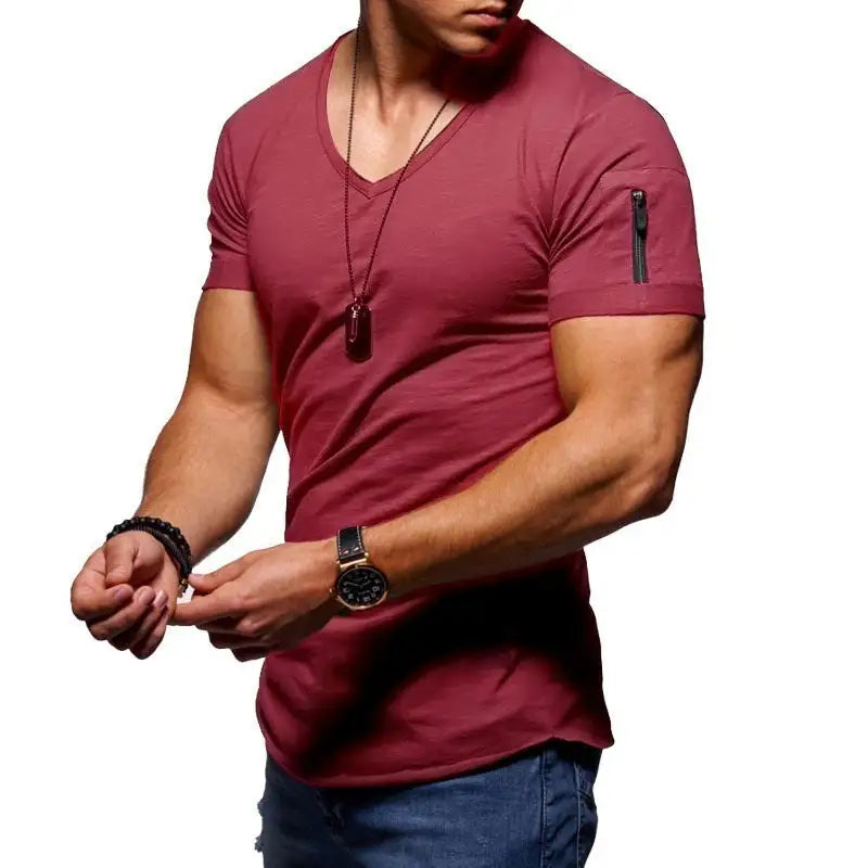 Men's Essential V-Neck Casual T-Shirt